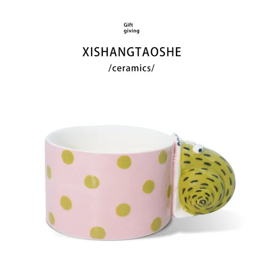 Hand-painted ceramic cup